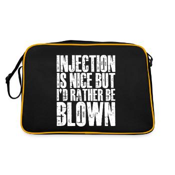 Injection Is Nice But I'd Rather Be Blown 4 - Retro Bag - black/gold - Back