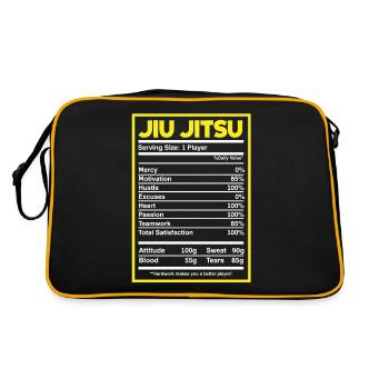 Jiu Jitsu Jiu Jitsu Jiu Jitsu - Retro Bag - black/gold - Back