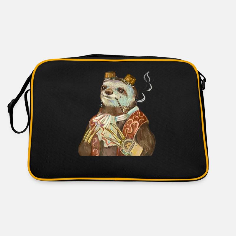 Steampunk Sloth Retro Bag