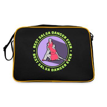 Meilleur danseur de salsa de tous les temps Hobby Dance Dancing - Sac Retro - noir/or - Dos