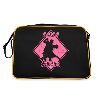 Salsa Dancing Hobby Dance Danseur - Sac Retro - noir/or - Dos
