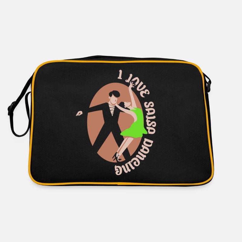 Ich Liebe Salsa Tanzen Hobby Tanz Tänzer Retro Tasche