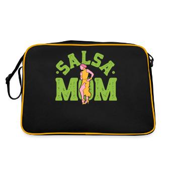 Salsa Mama Dancing Hobby Dancer Dance - Retro Bag - black/gold - Back