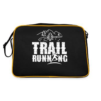 Trail Running Course Trail Running Runner - Sac Retro - noir/or - Dos