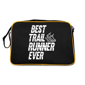 Best Trail Runner ever Running Trail Run - Retro Bag - black/gold - Back