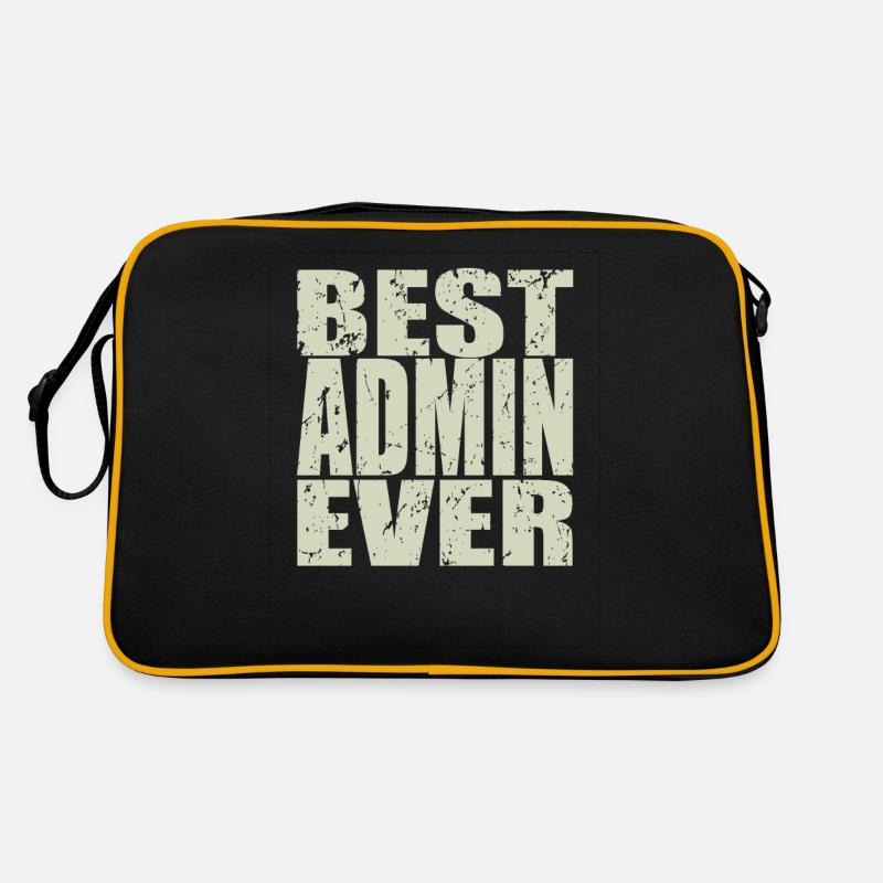 Best Admin ever Admin Geschenk Retro Tasche
