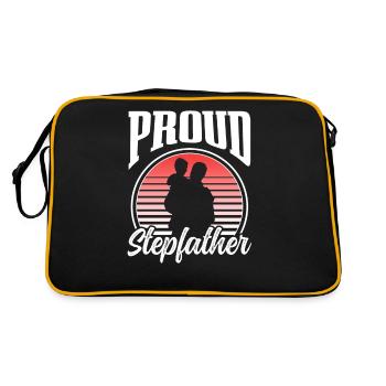 Fier beau-père Fête des pères beau-père Beau-père - Sac Retro - noir/or - Dos