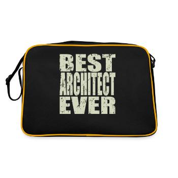 Meilleur architecte de tous les temps - Sac Retro - noir/or - Dos