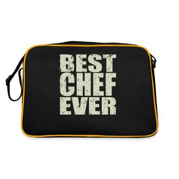Meilleur chef de tous les temps Chef Gift - Sac Retro - noir/or - Dos