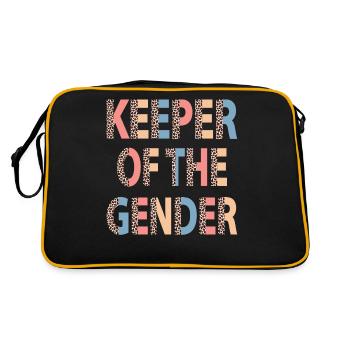 Gardien du Gender Leopard Gender Revel Party - Sac Retro - noir/or - Dos