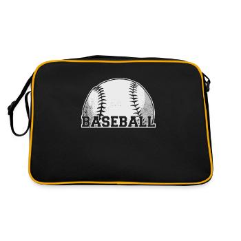 Entraîneur de sports de baseball - Sac Retro - noir/or - Dos