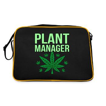 Cannabis - Sac Retro - noir/or - Dos