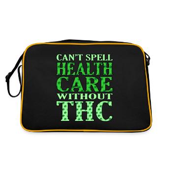 Cannabis - Sac Retro - noir/or - Dos