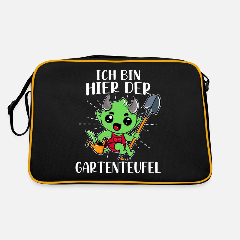 Kleingarten anfänger Ich bin hier der Retro Tasche