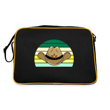 Be Nice To Your Roots Western Cowboy Hat - Retro Bag - black/gold - Back