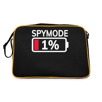 Spymode Caméra Spy Enregistreur Caché - Sac Retro - noir/or - Dos