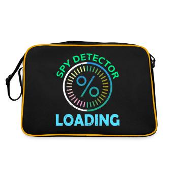 Spy Detector Charging High Fly Recorder - Retro Bag - black/gold - Back