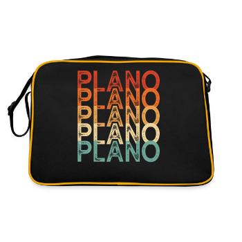 Plano Texas - Sac Retro - noir/or - Dos