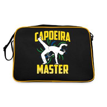 Capoeira Master Hobby Martial Arts Brazilian - Retro Bag - black/gold - Back