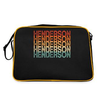 Henderson, Nevada - Retro Bag - black/gold - Back