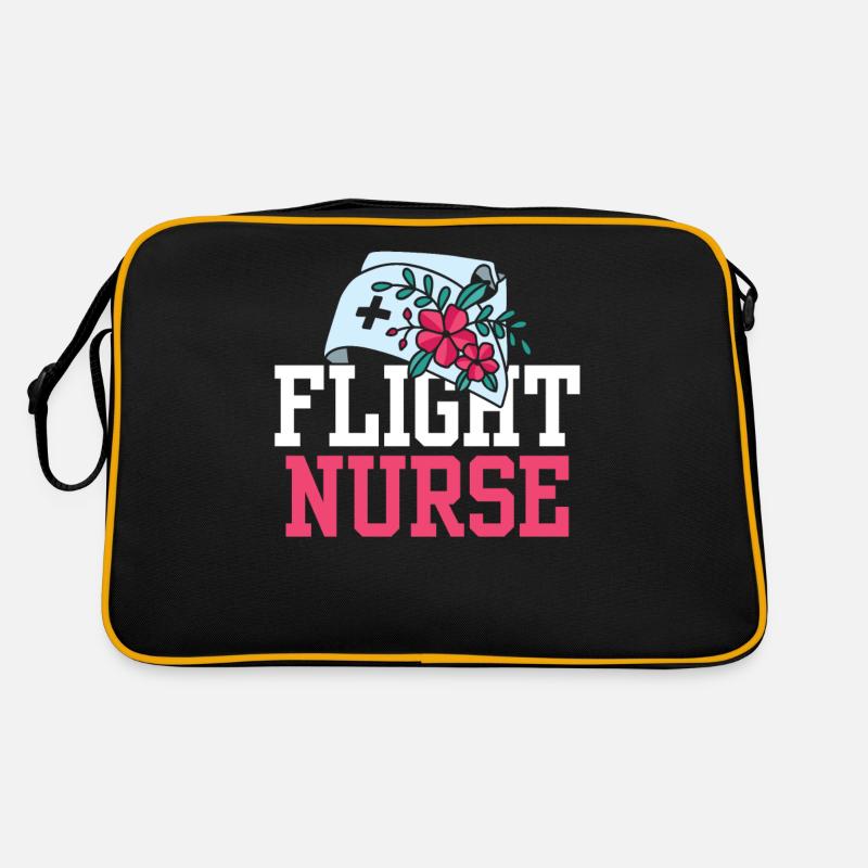 Flight Doctor Flight Physician Flight Nurse Profession Retro Bag