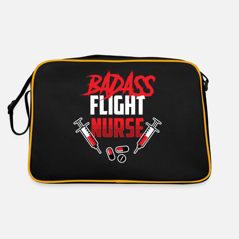 Badass Flight Nurse Profession Flight Nurse Retro Bag