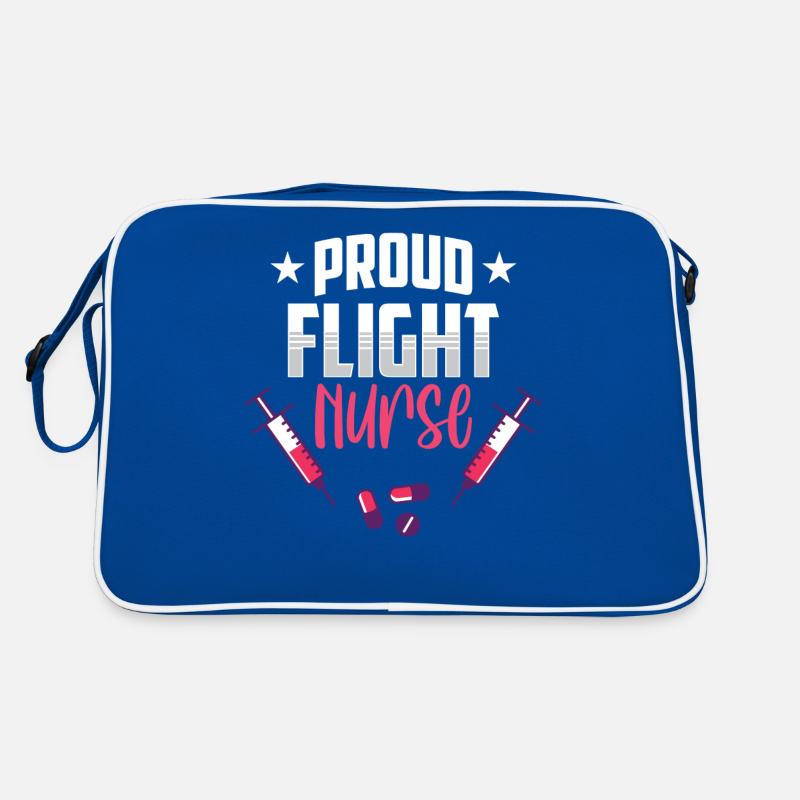 Proud Flight Nurse Profession Flight Nurse Retro Bag