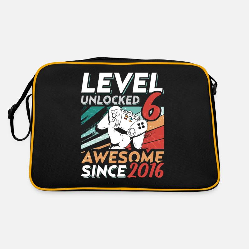 Level 6 Birthday 6 Year Old 2016 Gaming Video Retro Bag