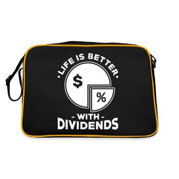 Dividend Shareholder Shares - Retro Bag - black/gold - Back
