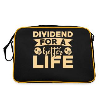 Dividend Shareholder Shares - Retro Bag - black/gold - Back