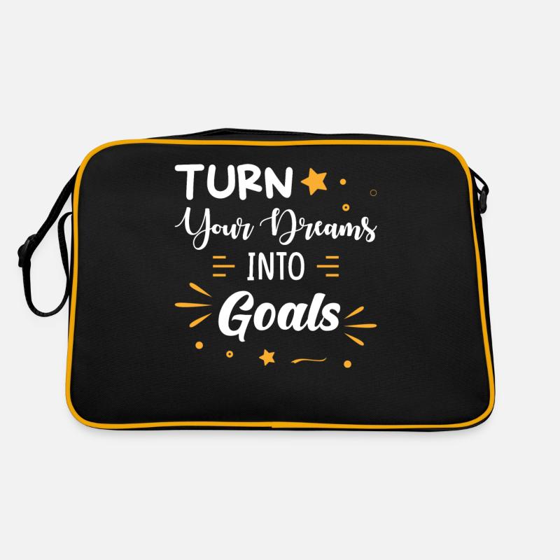 Motivation Succès Rêves Objectifs Dire Sac Retro
