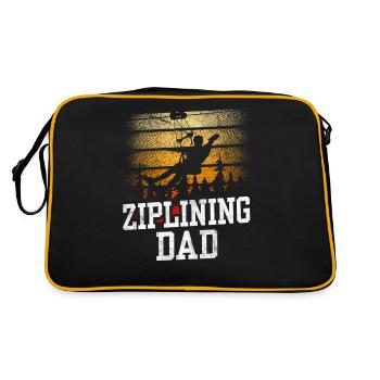 Tyrolienne Papa Dictons Tyrolienne Tyrolienne Sport - Sac Retro - noir/or - Dos