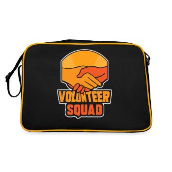 Volunteer Team Profession Volunteer - Retro Bag - black/gold - Back