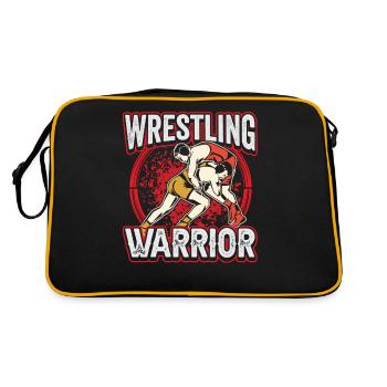 Wrestling Warrior Wrestling Wrestling Wrestler - Retro Bag - black/gold - Back