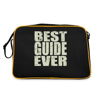 Best Guide ever Guide Gift - Retro Bag - black/gold - Back