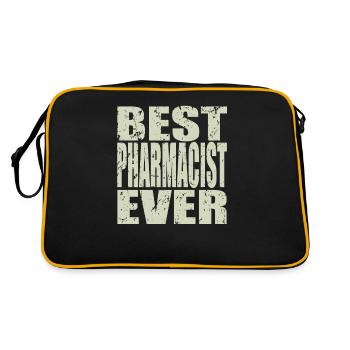Meilleur pharmacien de tous les temps - Sac Retro - noir/or - Dos