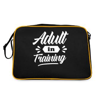 Adult In Education Adult Birthday - Retro Bag - black/gold - Back
