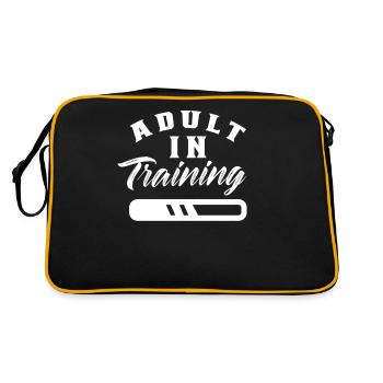 Adult In Education Adult Birthday - Retro Bag - black/gold - Back