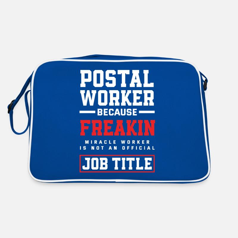 Postal clerk Profession Job Retro Bag