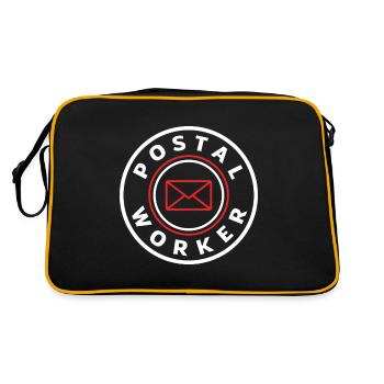 Agents postaux - Sac Retro - noir/or - Dos