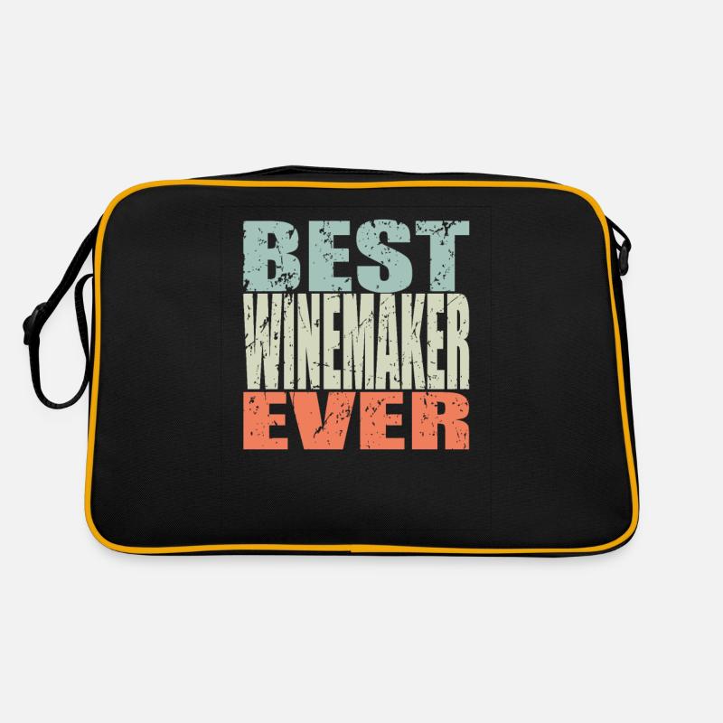 Best Winemaker ever Winemaker Gift Retro Bag