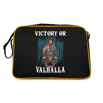 Victoire ou Valhalla Viking Warrior - Sac Retro - noir/or - Dos