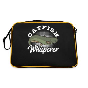 Poisson-chat Whisperer Poisson-chat Pêche Chasse au poisson - Sac Retro - noir/or - Dos