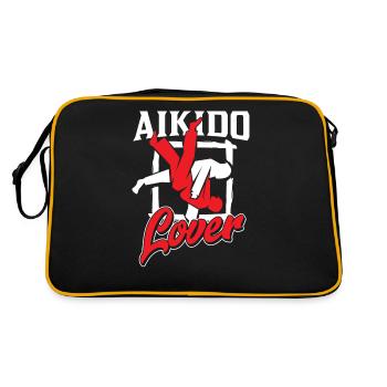 Aikido Lover Martial Arts Martial Arts Fighter - Retro Bag - black/gold - Back