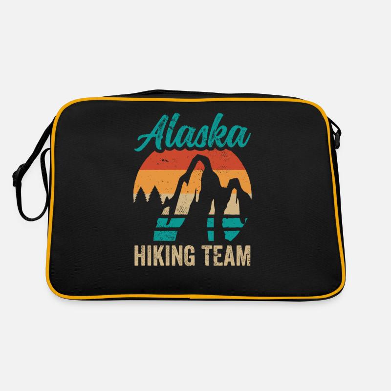Alaska Wanderteam Wandern Wanderer Wanderung Retro Tasche