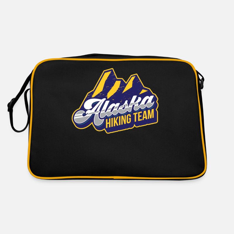Alaska Wanderteam Wanderer Wandern Wanderung Retro Tasche
