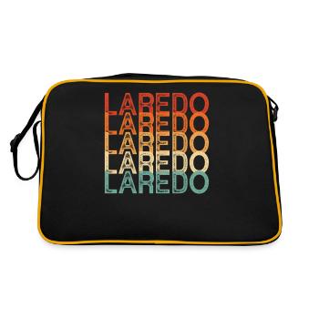 Laredo Texas - Sac Retro - noir/or - Dos
