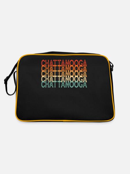 Chattanooga - Sac Retro - noir/or - Dos