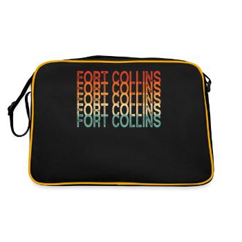 Fort Collins - Sac Retro - noir/or - Dos