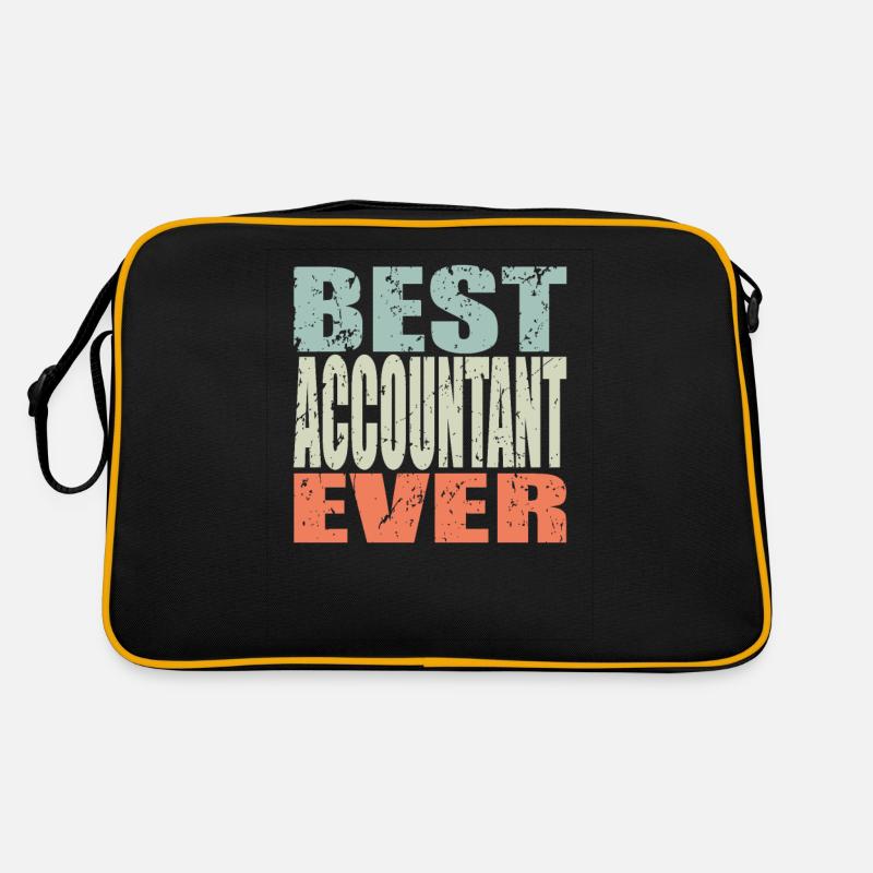 Best Buchhalter ever Buchhalter Geschenk Retro Tasche